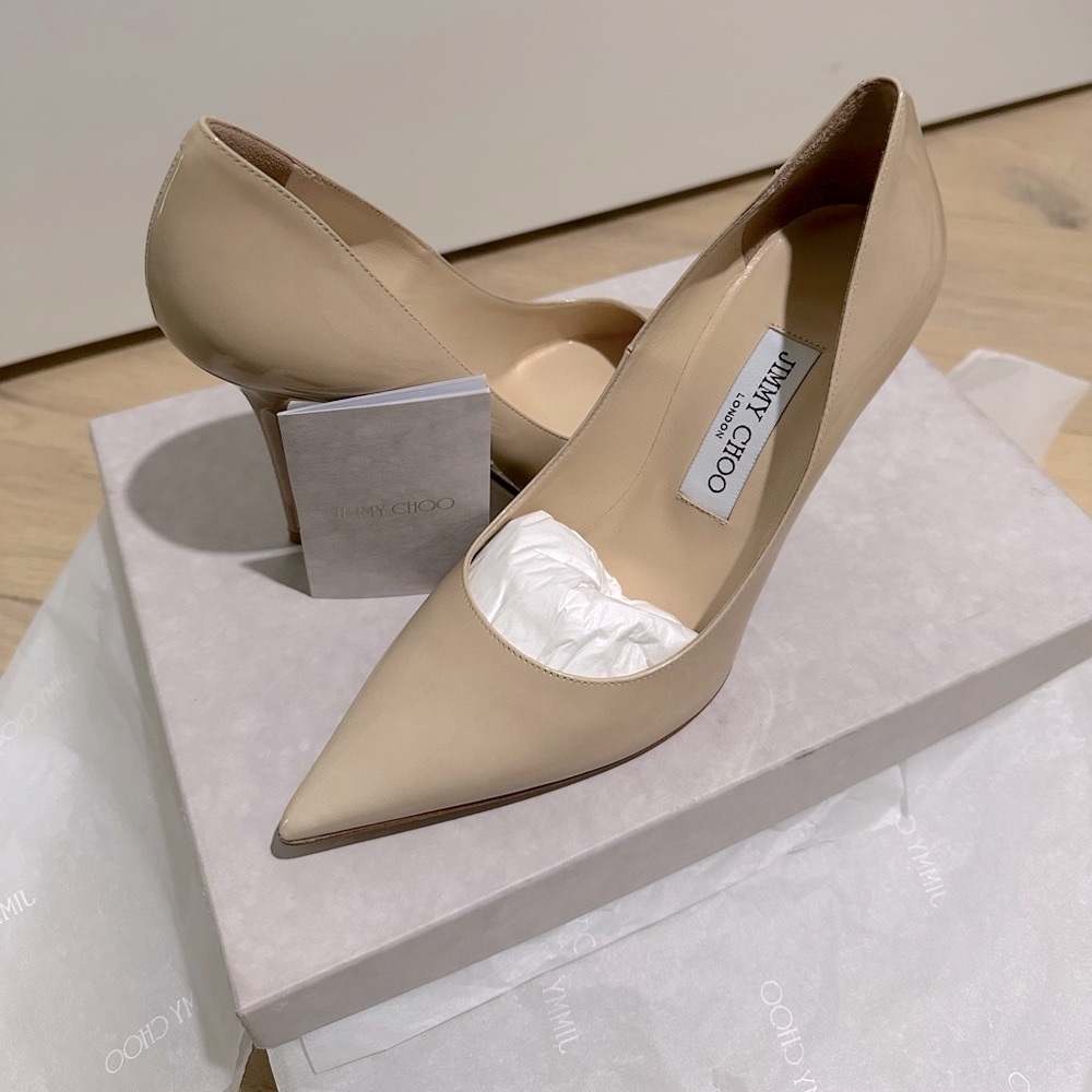 Jimmy Choo Nude Pumps